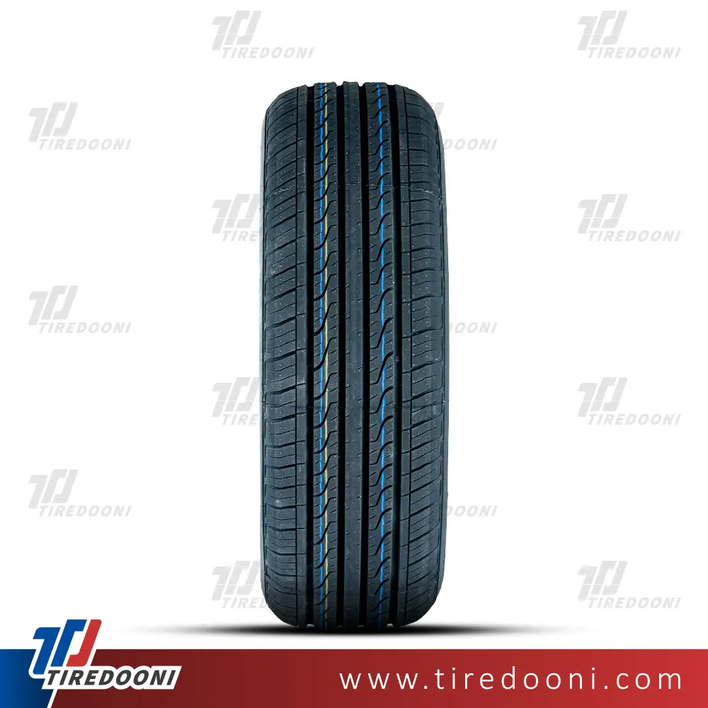 لاستیک خودرو هدوی سایز 185/65R14 مدل گل HH301